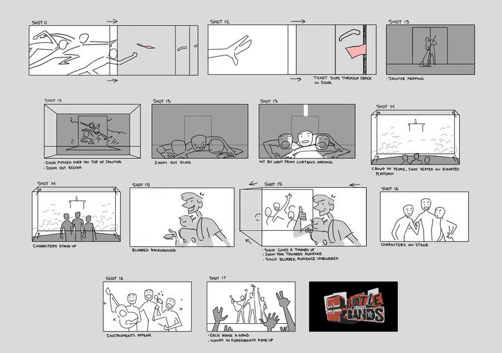 Artist: Kuzillon and Ofelia. The storyboard was a collaborative effort between Trout, Ofelia, Ringarune, Kuzillon, Will, Alto, and Funky Pepe Artist: Kuzillon and Ofelia. The storyboard was a collaborative effort between Trout, Ofelia, Ringarune, Kuzillon, Will, Alto, and Funky Pepe